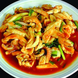 Stir Fried Squid With Roasted Chili Paste
