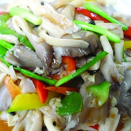 Oyster Mushroom Stir Fried With Oyster Sauce