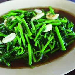 Stir-Fried Water Cress With Oyster Sauce