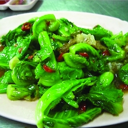 Choy Sum Stir Fried With Oyster Sauce