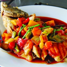 Stir Fried Fish With Sweet Sauce